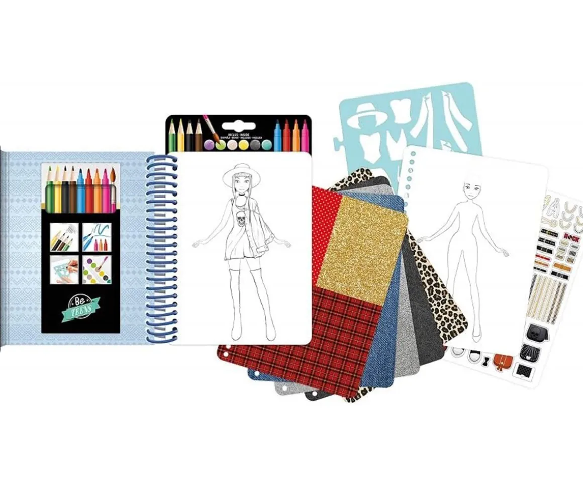 Cuaderno de Moda Be Teens Look Rock
