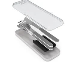 Cubiertos Acero Inox Negro