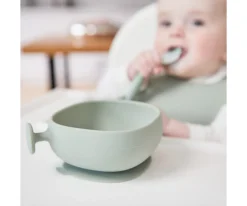 Cuenco de Silicona con Tapa Sage