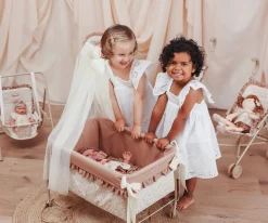 Cuna con Dosel para Muñecas Teresa