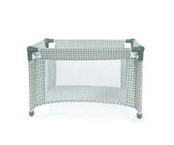 Cuna de Viaje Tom Vichy Verde para Muñecas