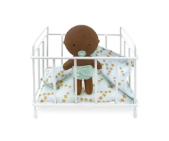 Cuna Gommu Pocket Stars Crib Grey