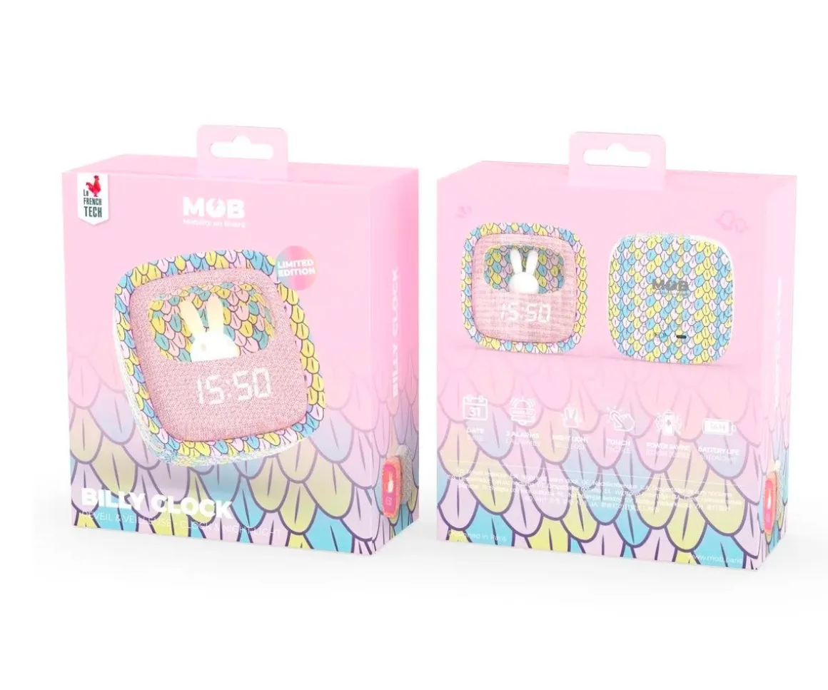 Despertador y Luz Nocturna Billy Rainbow Mermaid