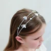 Diadema Doble Celeste Unicorn Alice