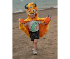 Disfraz Capa Giggle The Monster Orange/Yellow, T. 4-6años