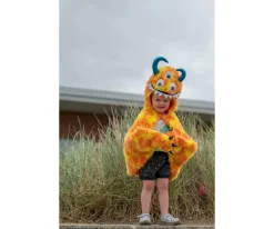 Disfraz Capa Giggle The Monster Orange/Yellow, T. 4-6años