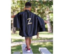 Disfraz Capa y Antifaz Zorro Negro