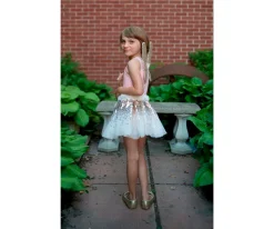 Disfraz Hada Lentejuelas Doradas 4-6 Años