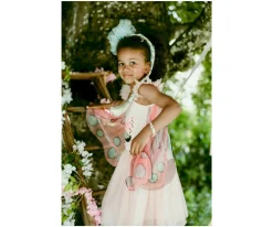 Disfraz Lentejuelas con Mariposa Secreta y Alas T.5-6años