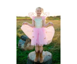 Disfraz Mariposa Dorado con Alas 5-7Años