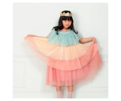 Disfraz Princes con Volantes Rainbow