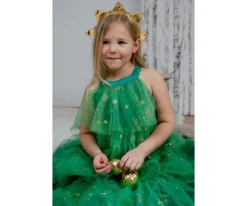 Disfraz Árbol de Navidad con Diadema Verde