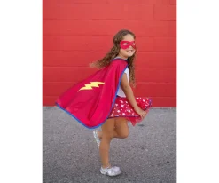 Disfraz Tutú Infantil Superhero, Capa y Antifaz 4-6 años