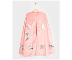 Disfraz Velvet Rosa con Estrellas Plateadas 3-8 años
