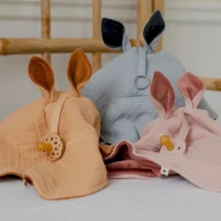 Doudou Kangaroo BIBS Blush