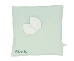 Doudou Rainbow Dots Verde Personalizable