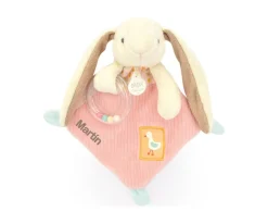 Doudou Sonajero Peluche Conejito Personalizable