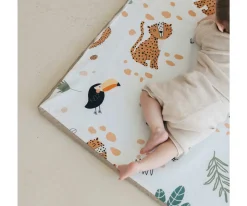 Enrollagateo Impermeable Tucán y Amigos con Figuras Sensoriales y Espejo