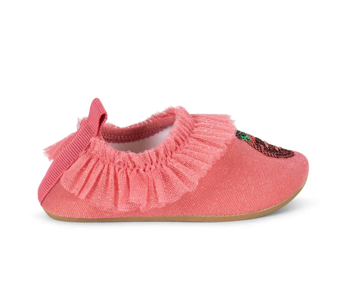 Escarpines Amandine con Volantes Rapture Rose