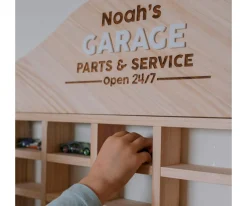 Estantería Grande de Madera para Coches de Juguete
