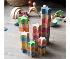 Estrellas Madera Natural