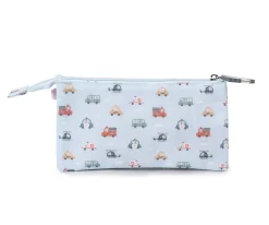 Estuche 3 Compartimentos City Cars Personalizable