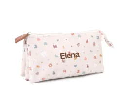 Estuche 3 Compartimentos Geometric Nature Personalizable