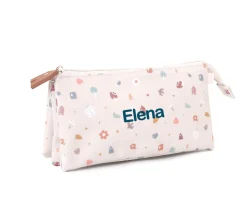 Estuche 3 Compartimentos Geometric Nature Personalizable