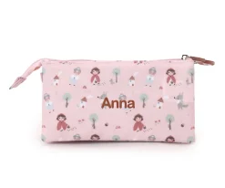 Estuche 3 Compartimentos Little Red Personalizable