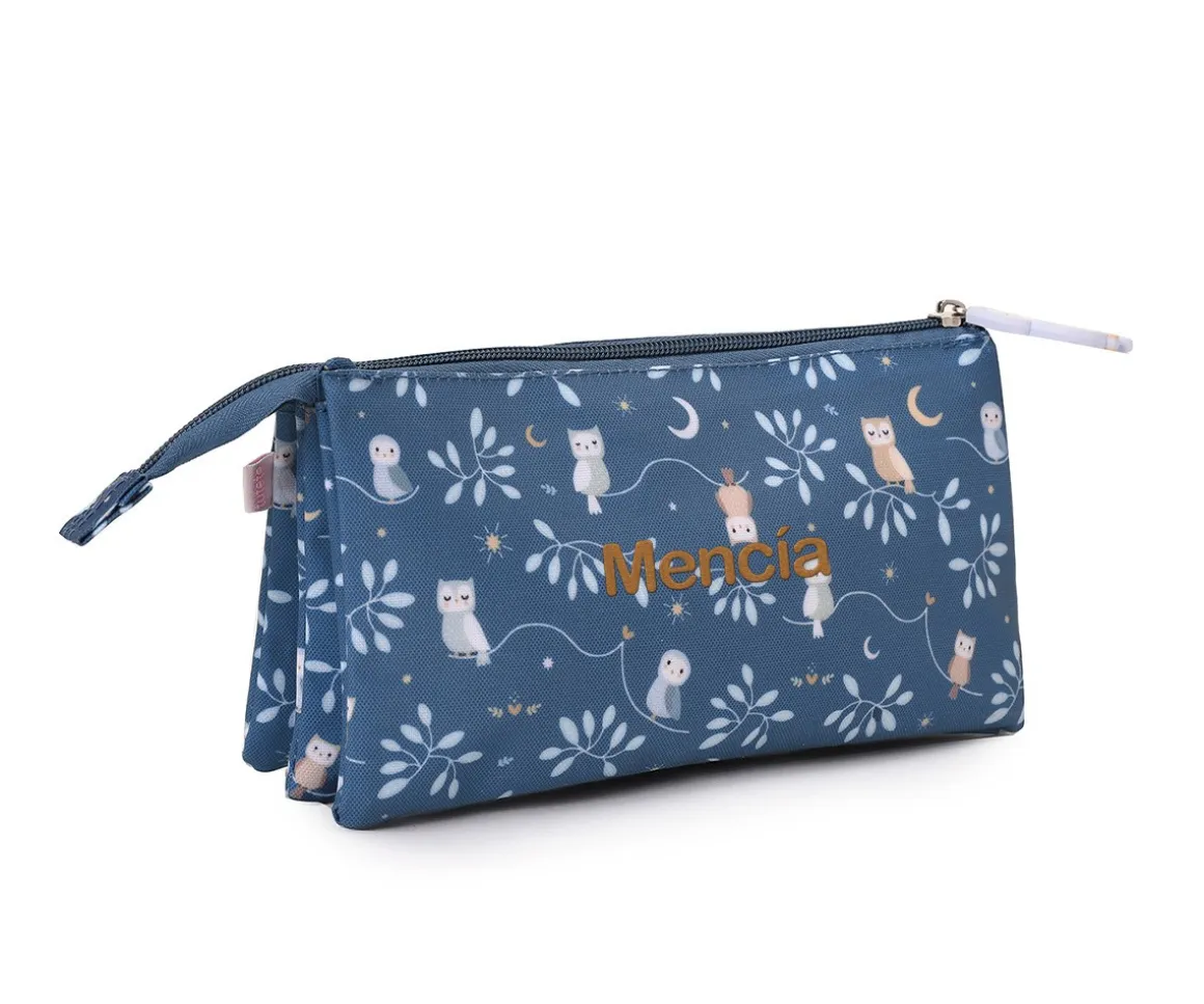 Estuche 3 Compartimentos Magical Forest Personalizable