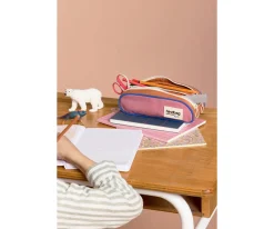 Estuche Doble Malo Tricolor Blush