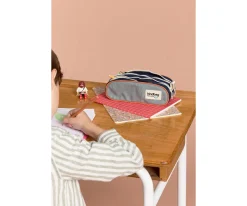 Estuche Doble Malo Tricolor Sage