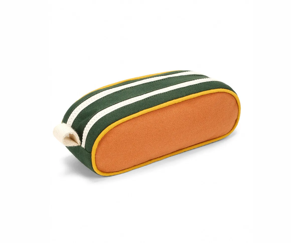 Estuche Doble Tricolor Azul Eléctrico