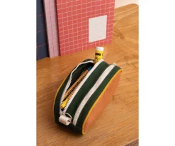 Estuche Doble Tricolor Azul Eléctrico