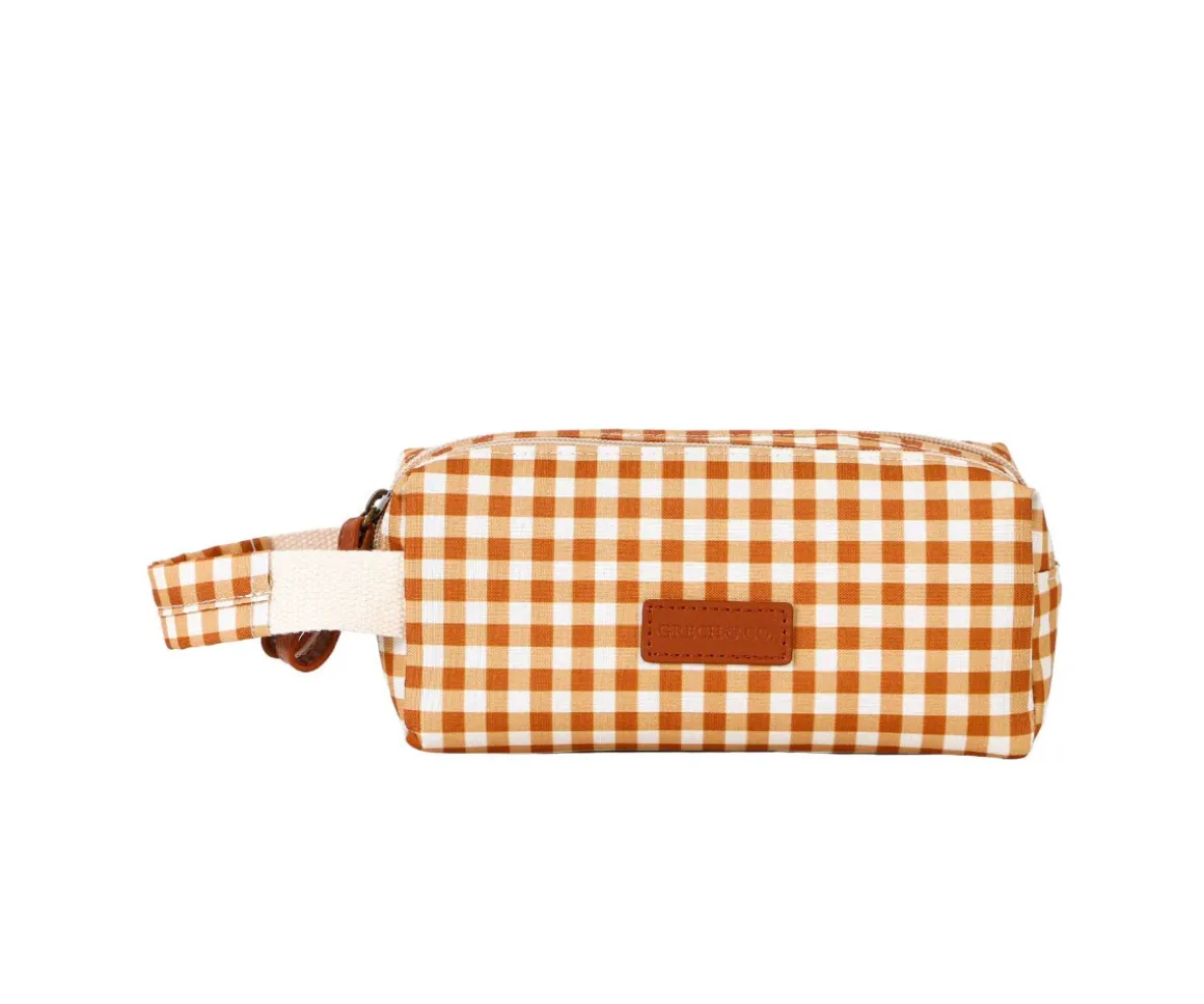 Estuche Escolar con Dos Compartimentos Personalizable Sienna Gingham