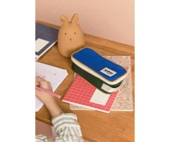 Estuche Max Tricolor Azul Eléctrico