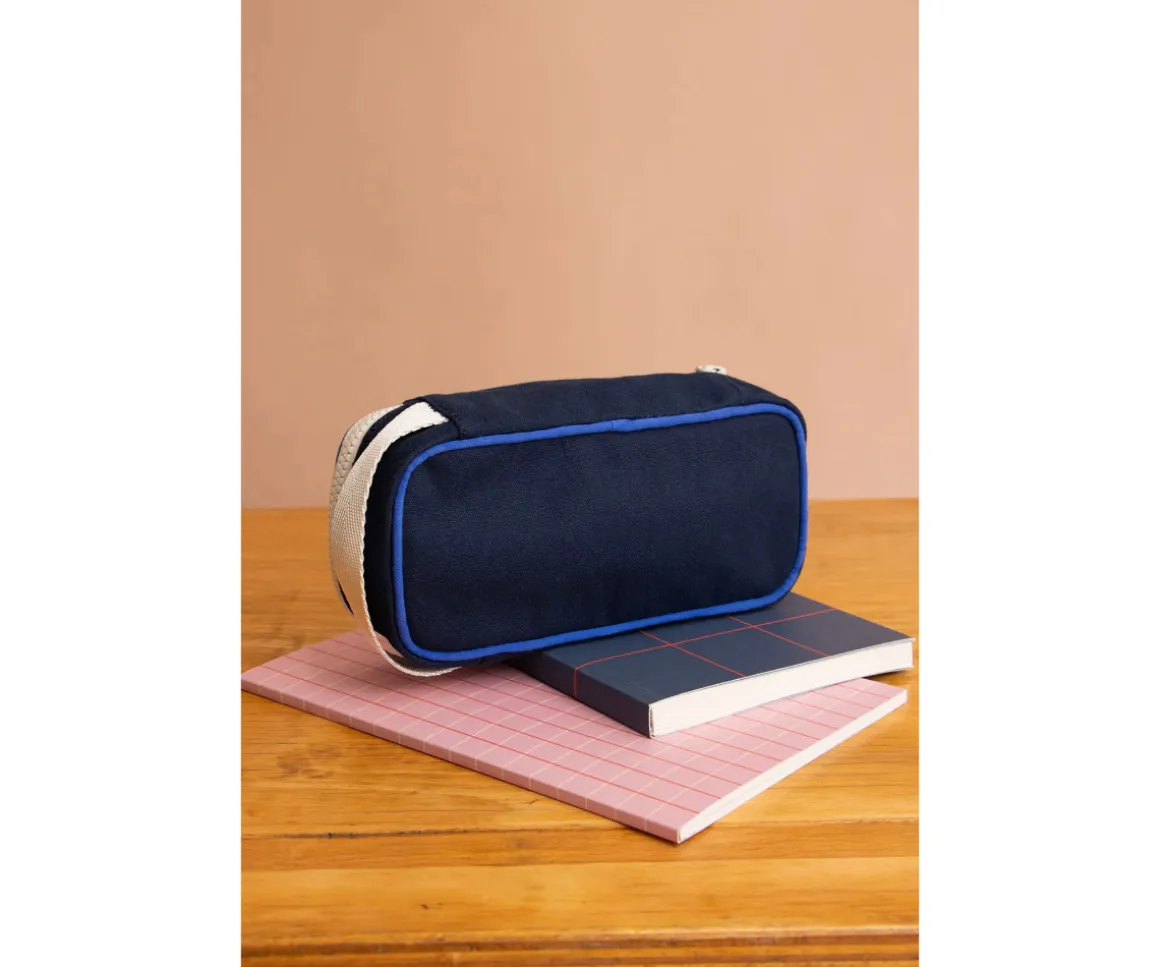 Estuche Max Tricolor Cuadros Beige