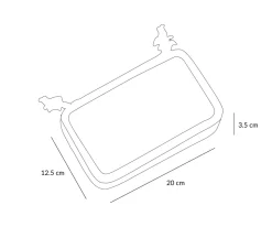 Estuche Plumier Doble Funny Letters