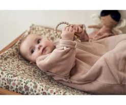 Funda Cambiador Jersey Flores Retro