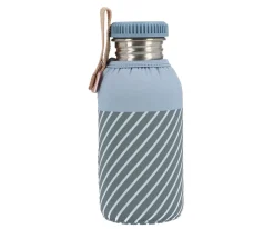 Funda Neopreno Stripes Blue 500ml Personalizable