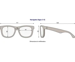 Gafas de Sol Flexibles (3-5 años) Navigators Polarizadas Perfectly Papaya