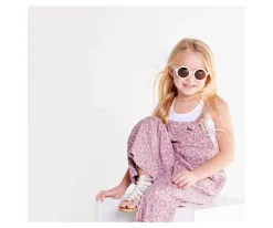 Gafas de Sol Flexibles (3-5años) Euro Round Amber Lenses Sweet Cream