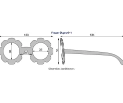Gafas de Sol Flexibles Flower (+6años) Flower Power