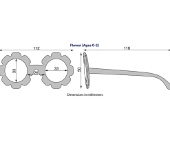 Gafas de Sol Flexibles Flower (0-24meses) Sweet Sunflower