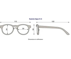 Gafas de Sol Flexibles Keyhole (0-24meses) Summer Sun