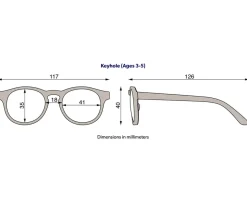 Gafas de Sol Flexibles Keyhole (3-5 años) Polarizadas Pretty in Pink