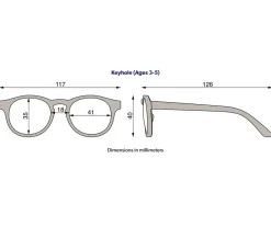 Gafas de Sol Flexibles Keyhole (3-5 años) Summer Sun