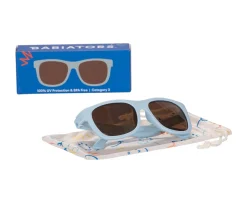 Gafas de Sol Flexibles Navigators (3-5años) Baby Blue Amber Lenses