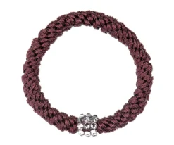 Goma de Pelo Kknekki Rhinestone Dark Rust