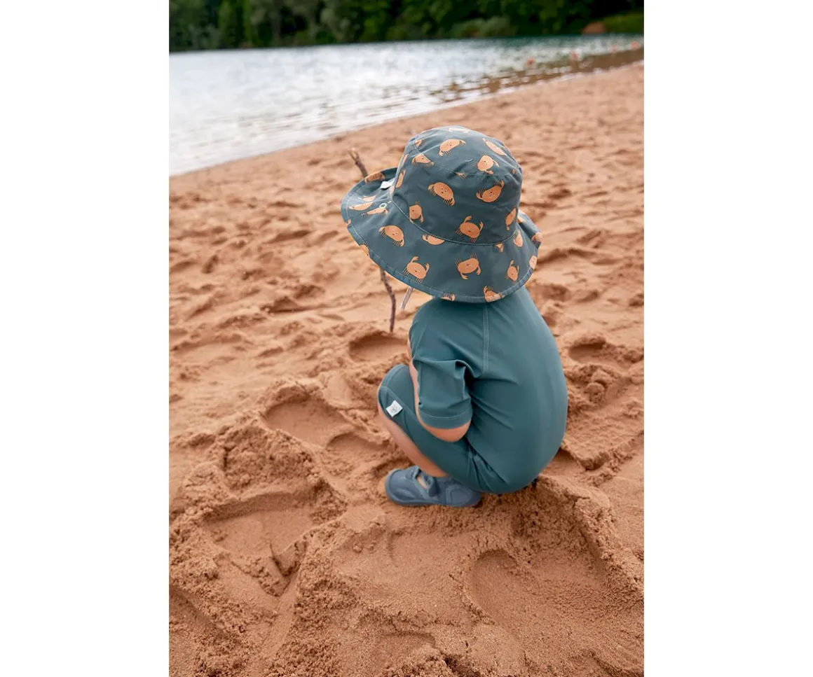 Gorrito de Baño Reversible Crabs Blue